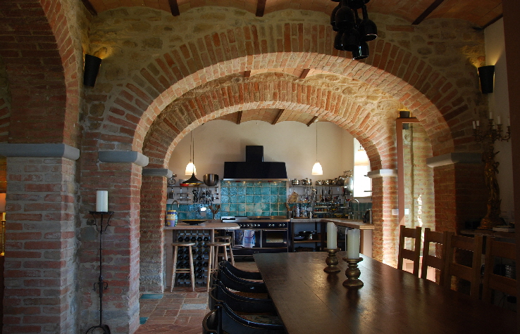 View from dining area