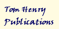 Tom Henry 
Publications